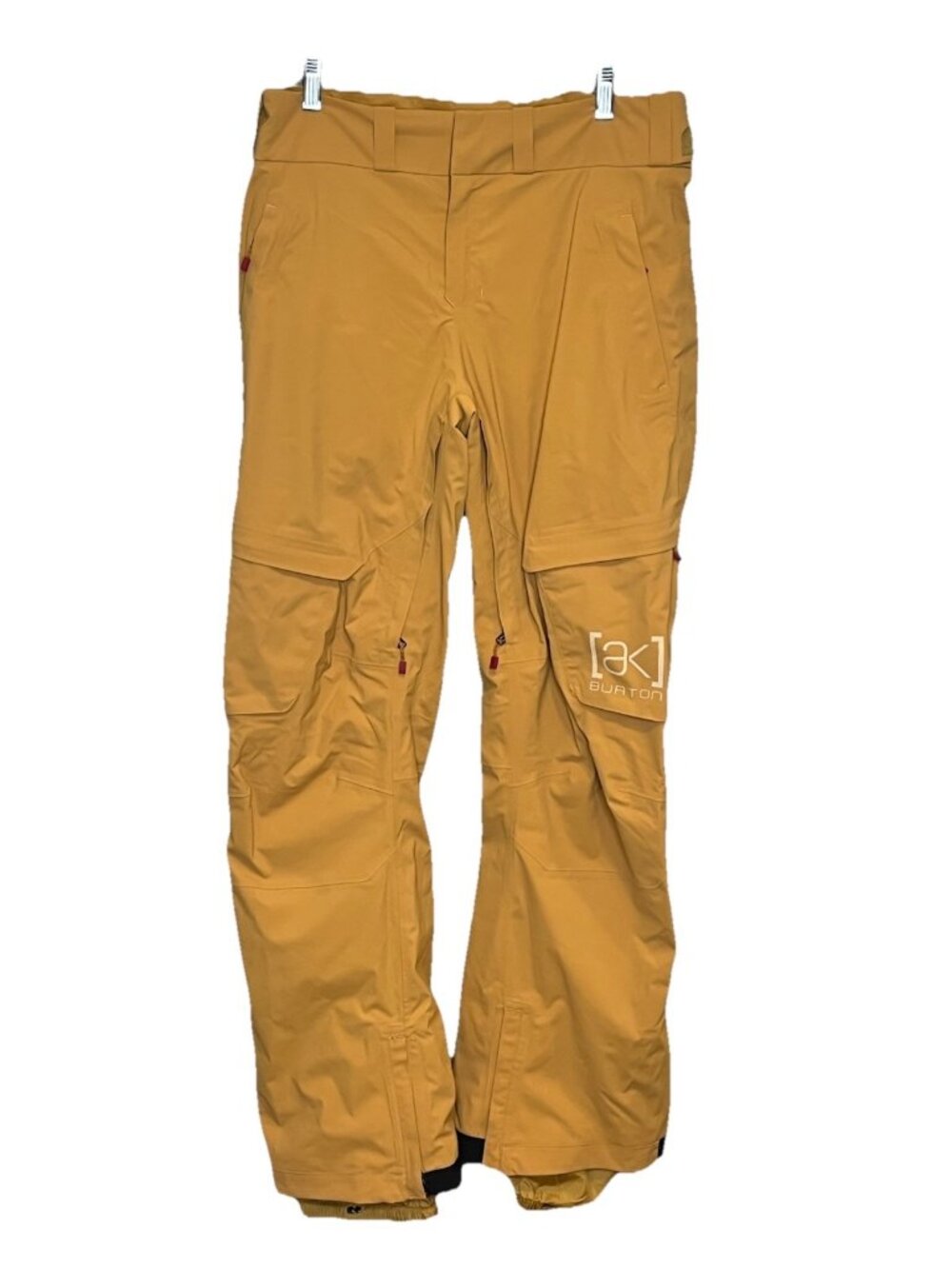 Burton AK Gore-Tex Summit Snowboard Pants Sz M Mustard Yellow Living Lining